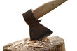Photo: Axe in log Axe in log