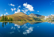 Photo: beautiful mountain with a lake in the austrian alps beautiful mountain with a lake in the austrian alps