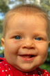 Small girl laughing