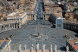 Saint Peter's Square in Rome, Italy (tilt-shift effect)