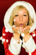 snow blowing christmas