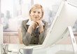 Portrait of smiling businesswoman