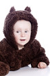 baby child in teddy-bear baby child in teddy-bear