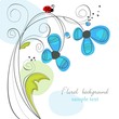 Cute florale fundal