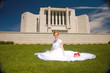 Happy young bride
