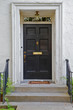 Black front door