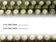 Foto: Old typewriter on isolated background Old typewriter on isolated background