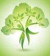 Green Eco-friends dance