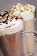 Hot chocolate and coffee beverages