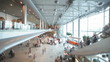 time laps, people, airport