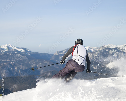 Foto: sportlich skifahren sportlich skifahren