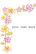 beautiful bright flowers and butterflies on white background beautiful bright flowers and butterflies on white background