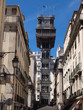 Elevator of Santa Justa in Lisbon, Portugal.