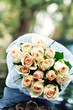 Wedding bouquet white rose