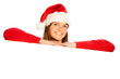Foto: miss santa presenting copyspace miss santa presenting copyspace
