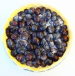 tarte aux prunes quetsches crue