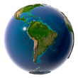 Realistic Planet Earth with natural water Realistic Planet Earth with natural water