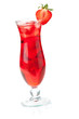 Strawberry cocktail with ice Strawberry cocktail with ice