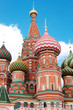St. Basil's Cathedral in Moscow on red square
