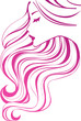 Girl with long hair