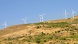 Wind turbines in the mountains