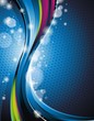 Abstract wave vector background.