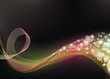 Abstract wave vector background. Abstract wave vector background.