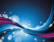 Abstract wave vector background.