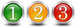 Numbers one two three 1 2 3