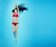 Young woman in swimming pool Young woman in swimming pool