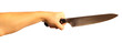 hand and knife