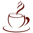 Vector: Hot coffee Hot coffee