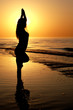 Yoga at sunset Yoga at sunset