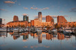 Sunset over Liberty Harbor Landing