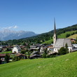 Maria Alm a.Steinernen Meer/Hintergrund Leoganger Steinberge Maria Alm a.Steinernen Meer/Hintergrund Leoganger Steinberge