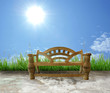 garden and sunlight