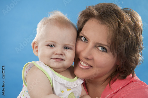 Photo: Mother and daughter. Mother and daughter.