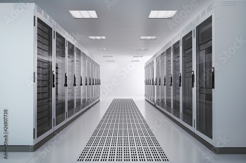 Photo: White Server Room White Server Room