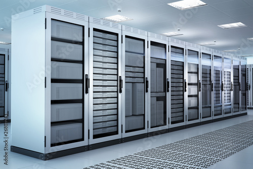 Illustration: Server Rack Set, Airconditioned Server Rack Set, Airconditioned