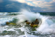Storm on the sea