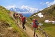 Photo: Randonneurs en altitude Randonneurs en altitude