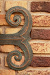 brick wall with shod decor