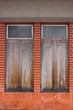 thai style window wood house
