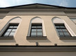 old yellow building at day