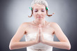 Praying beautiful bride Praying beautiful bride