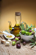 olive oil and olives