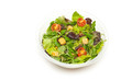 salad in a bowl isolated salad in a bowl isolated