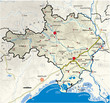 Carte du département deu Gard 30 Carte du département deu Gard 30