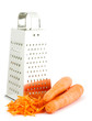Grater and carrots