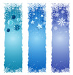 Blue Xmas banners